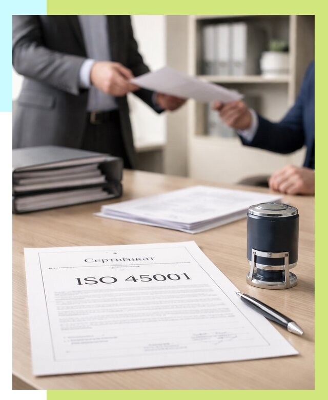 Сертификат ISO 45001 в Тамбове под ключ от 45693 р. | Сертэкс